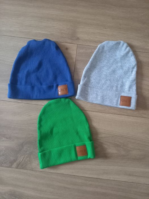 Czapka prążki 3szt.