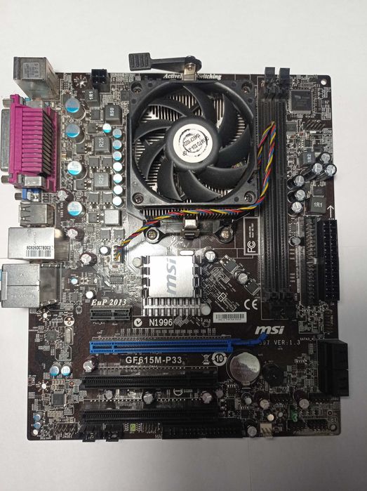 Комплект материнська плата+процесор