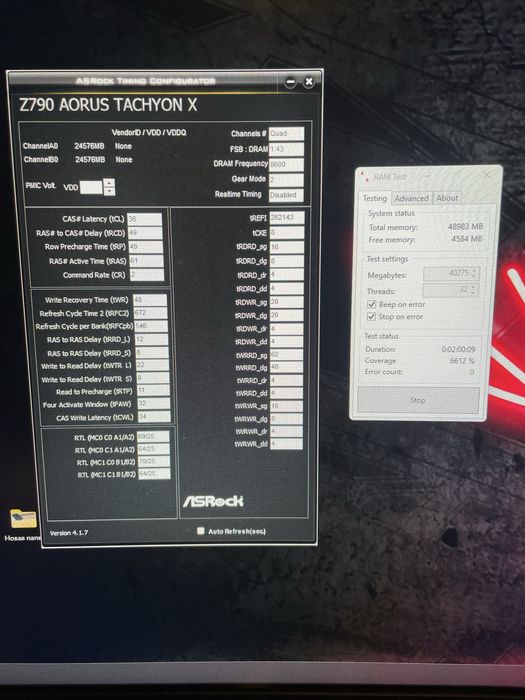 super zestaw  Intel i9 14900ks+tahyonX+ iceman