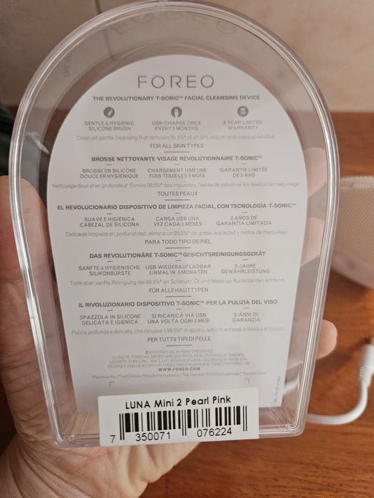 Foreo Luna mini 2 pearl pink szczoteczka soniczna