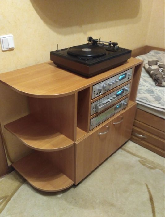 Тумба стойка для програвача підсилювача radiotehnika вініл, кассети