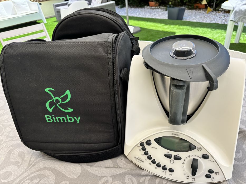 Bimby Vorwerk TM31 – Muito bom estado, lâmina e tampas novas, completa + saco transporte