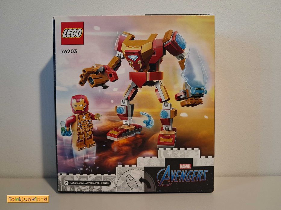 LEGO Marvel [76203] - Mechaniczna zbroja Iron Mana [NOWY]