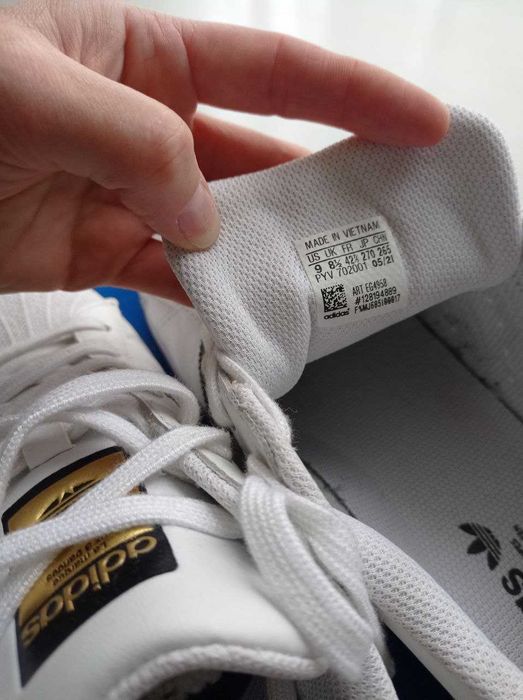 Кросівки чоловічі Adidas Superstar white EG4958