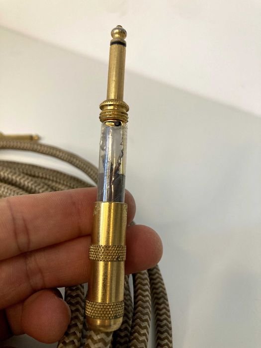 Cabo de Instrumento Profissional (Made in USA) - Fichas G&H Gold