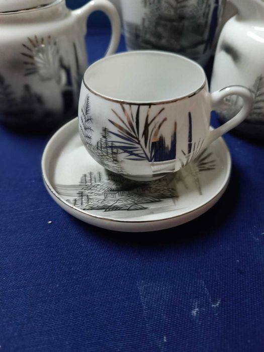 conjunto chá anos 60/70