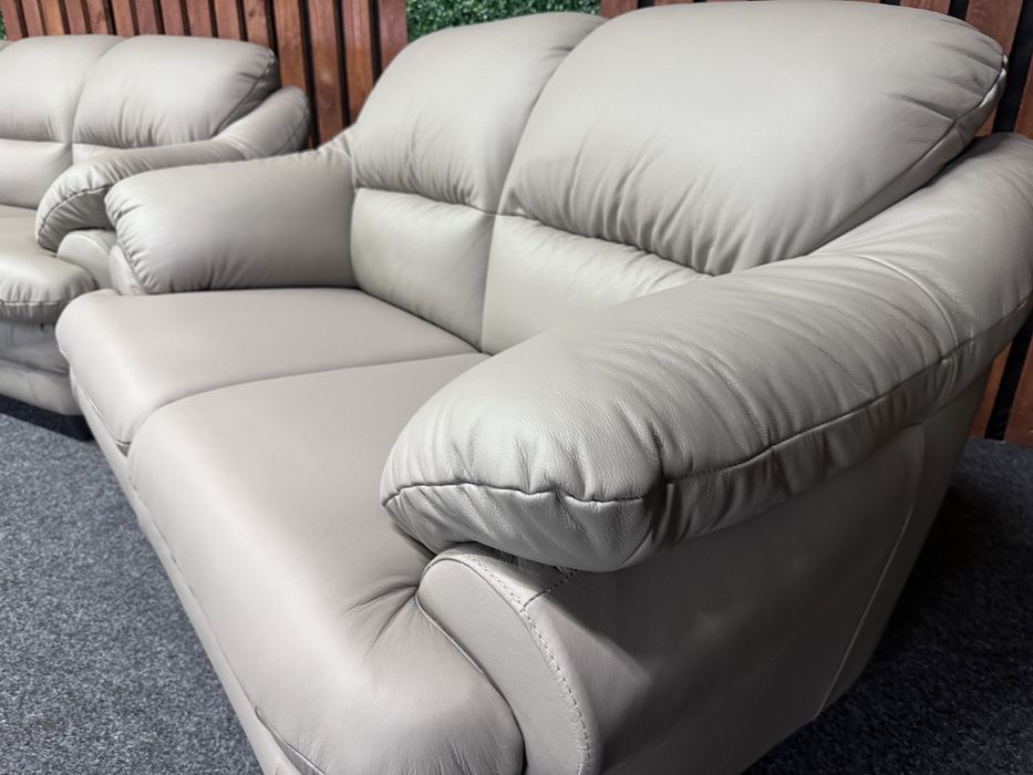 НОВИЙ шкіряний розкладний комплект 3+2+1 Бельгія. Кожаный диван. Кожа.