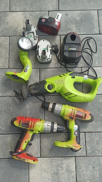 Zestaw narzędzia Worx 18v