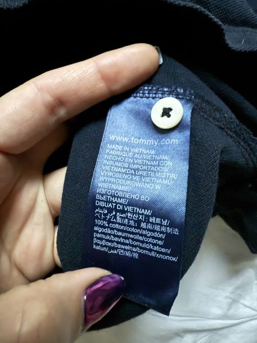 Używana męska koszulka marki Tommy Hilfiger, rozmiar S