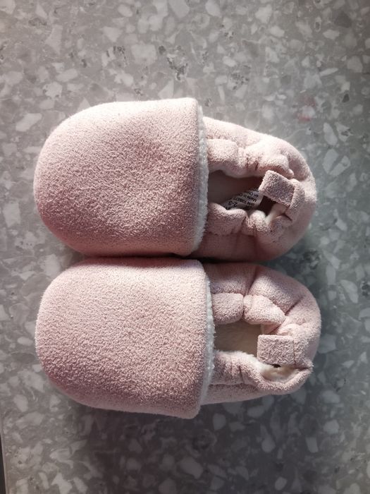 Kapcie 18 / 19 H&M miękkie różowe