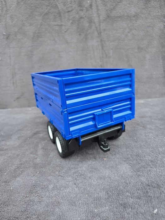 Bruder przyczepa dwuosiowa niebieska limited