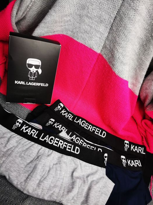 Męska bielizna Karl Lagerfeld 3pak kolory bokserki M-XXL