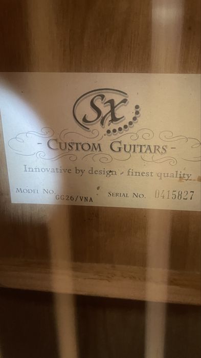 Акустична гітара SX з чохлом