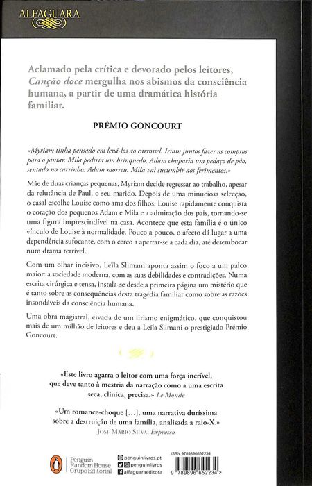 "Canção doce" de Leïla Slimani [Novo]
