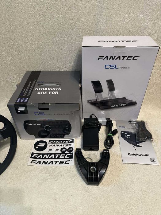 Игровой Комплект Fanatec CSL Elite 6NM + Fanatec CSL Pedals Load Cell