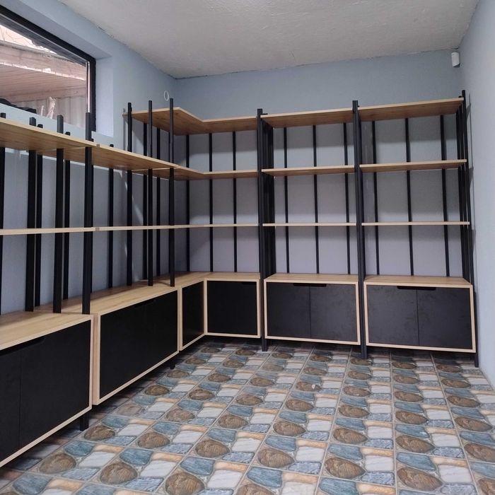 Стелажі лофт від виробника в офіс, магазин, квартиру.