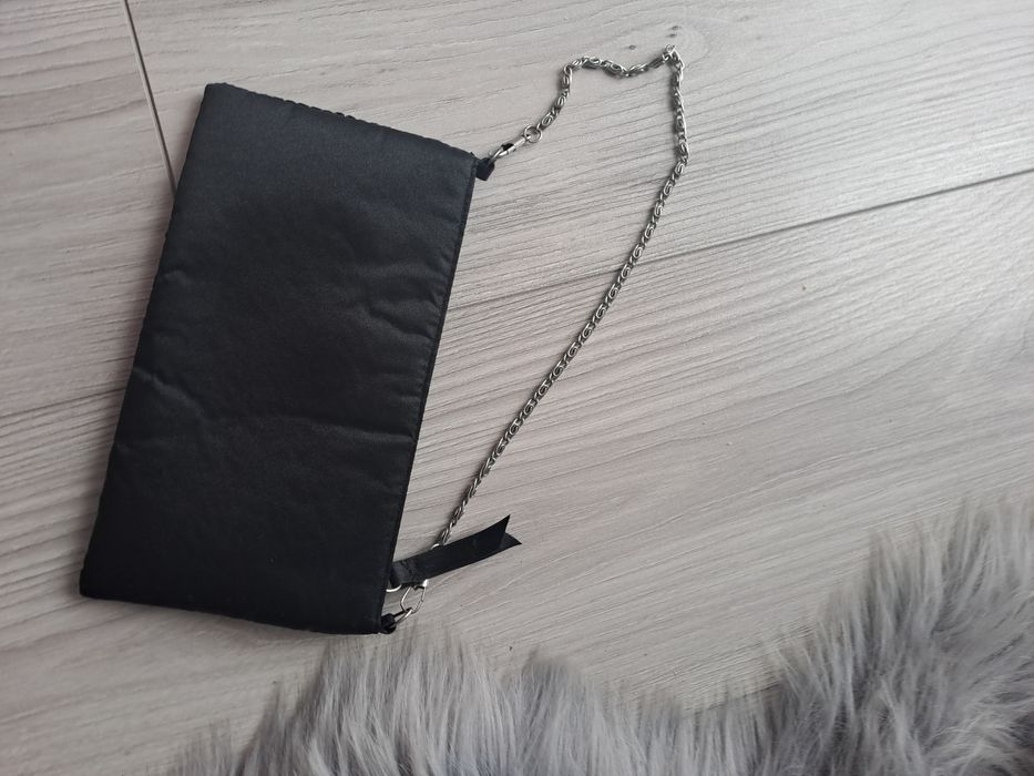 Mała torebka damska - czarna, elegancka