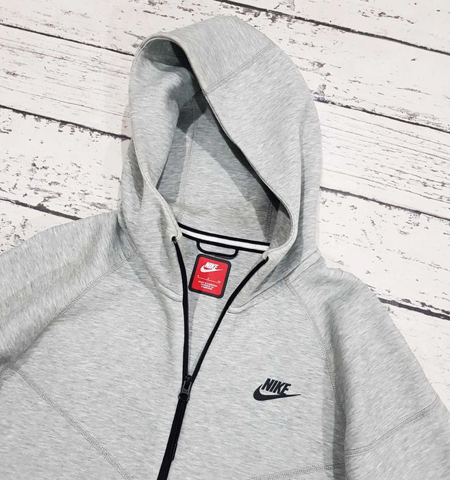 Nike * tech fleece * dres * szary * męski * S