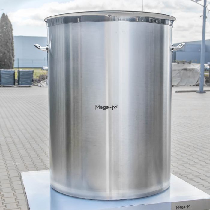 Garnek gastronomiczny Mega-M PRO 225 l stal AISI 443 z POSERWISOWY