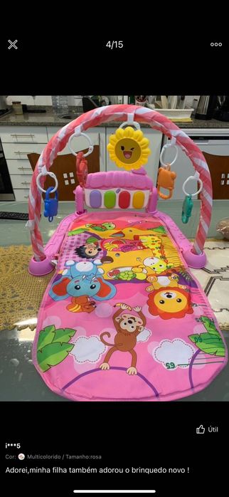 Tapete de atividade para bebé