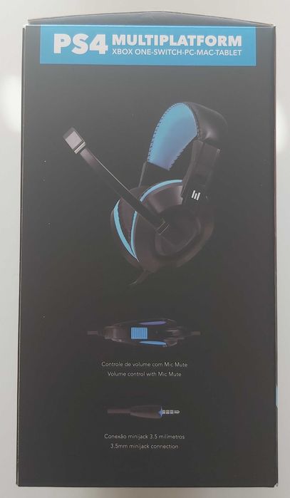 RAY Stereo Gaming Headset Indeca Gaming Sound PS4 Xbox One Switch PC