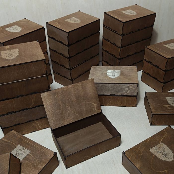 Деревянная подарочная коробка из фанеры, под любой размер