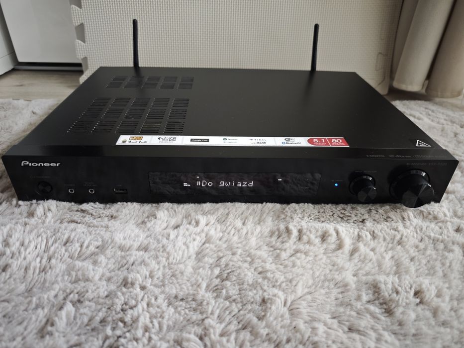 Amplituner Pioneer VSX-S520 5.1 HDMI 4K Tidal Spotify Wi-Fi  Bluetooth