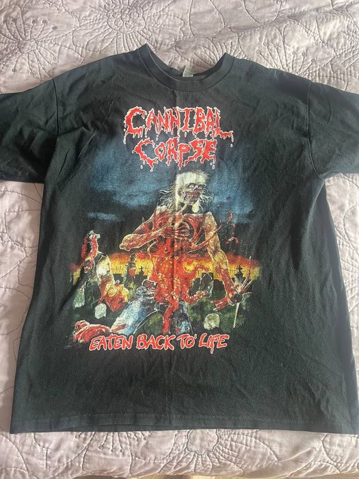 Метал футболка с группой cannibal corpse