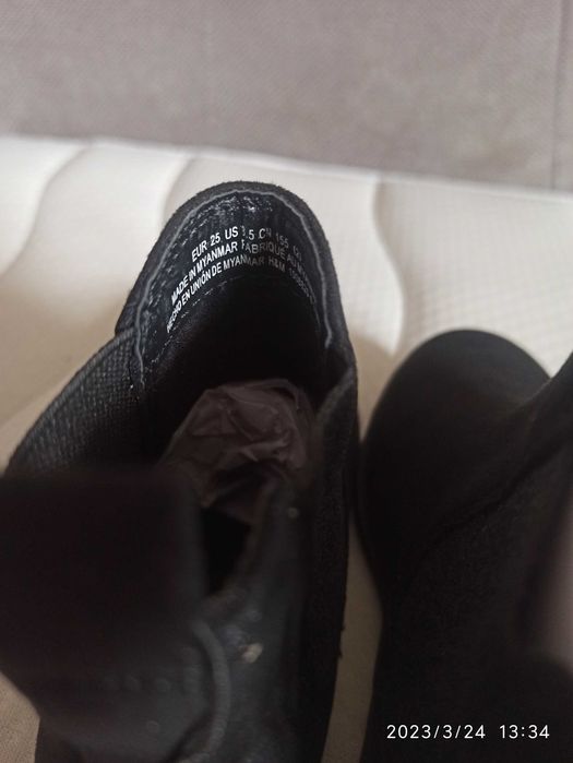 Botki dziewczęce przejściowe H&M 25 (16 cm) Nowe