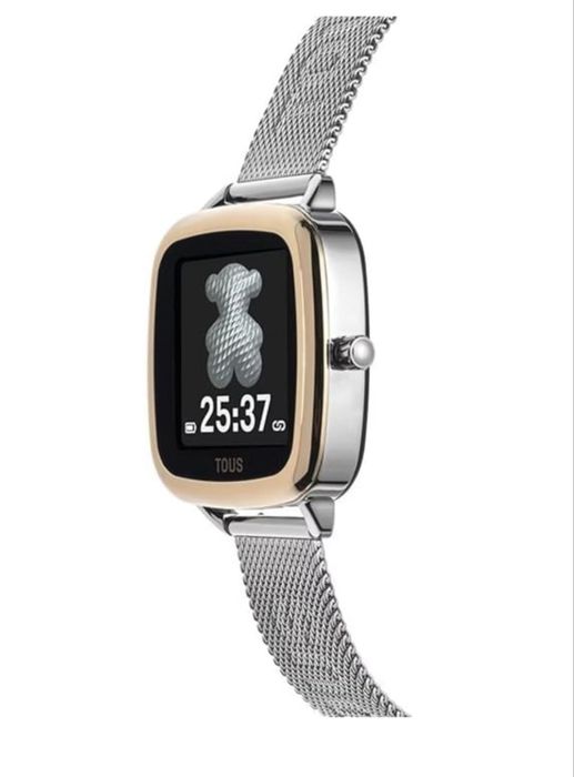 Zegarek smartwatch Tous D-Connect srebrny złoty