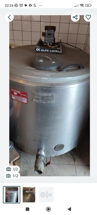 Zbiornik na mleko basen schładziarka