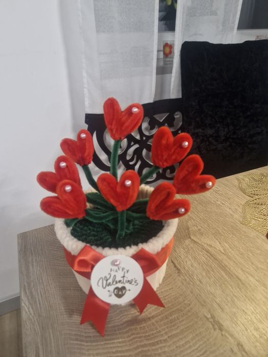 Koszyczki na Walentynki.