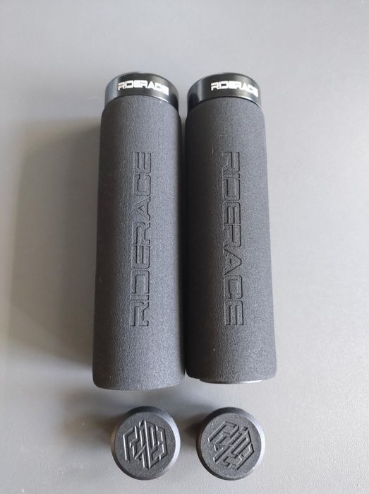 Gripy Riderace chwyty piankowe z obejmą, miękkie + gratis drugi komple