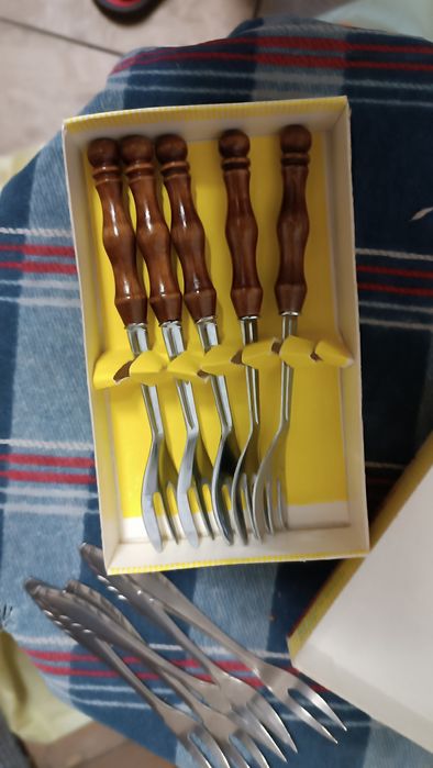 Sztućce PRL 3 komplety