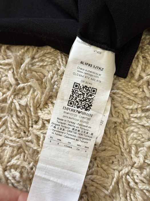 Новое поло Emporio Armani оригинал
