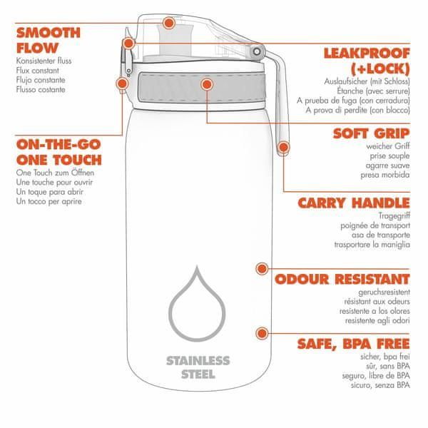 outlet bidon ion8 i8ss350mred 400 ml czerwony