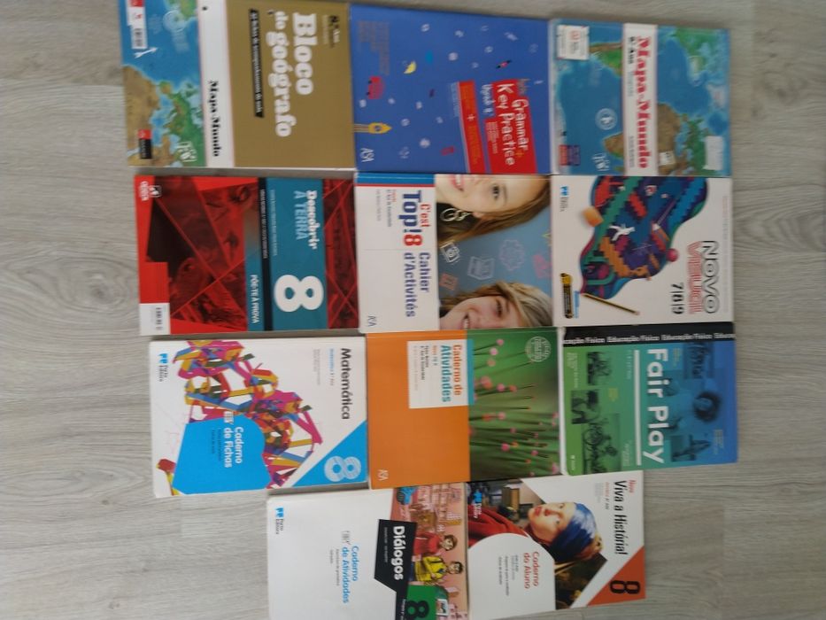 Cadernos de Atividades do 7° Ano e 8° Ano como Novo