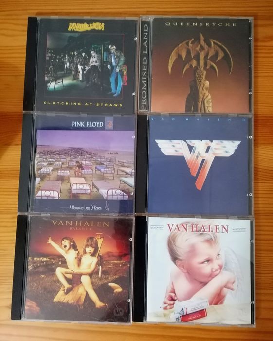 Cds Pink Floyd, Van Halen, Marillion, Queensryche