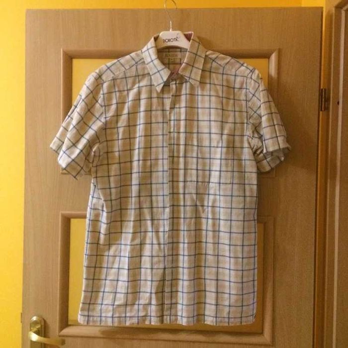 Resreved męska koszula z krótkim rękawem rozmiar M kołnierzyk 42