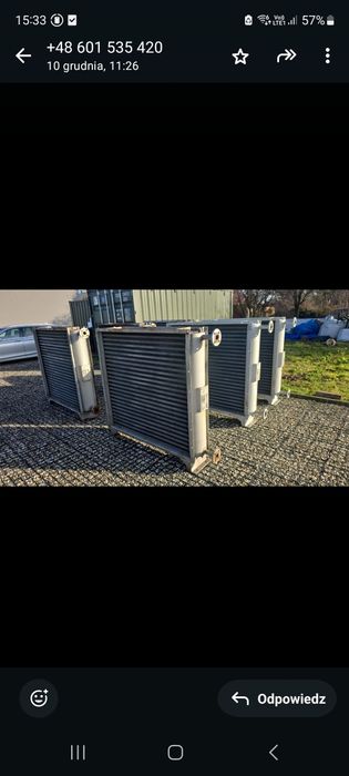 Wymiennik ciepła Nagrzewnica Grzejnik Radiator Chłodnica