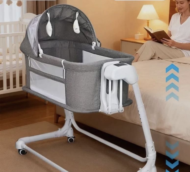 Єлектро колиска 5в 1 найкращий помічник мами з перших днів життя!