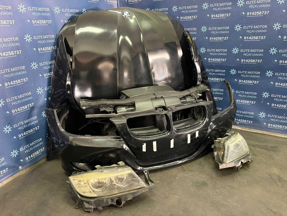 Frente completa usada BMW SERIE 3 E90 E91 LCI 320D capot parachoques guardalamas radiador oticas