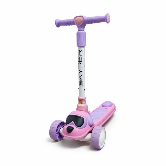 Самокат трехколесный детский с подсветкой и музыкой от 2 до 6 лет