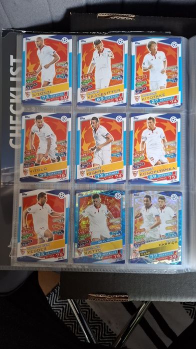 Karty Sevilla
2016/17
Topps Match Attax 
Uefa Champions League