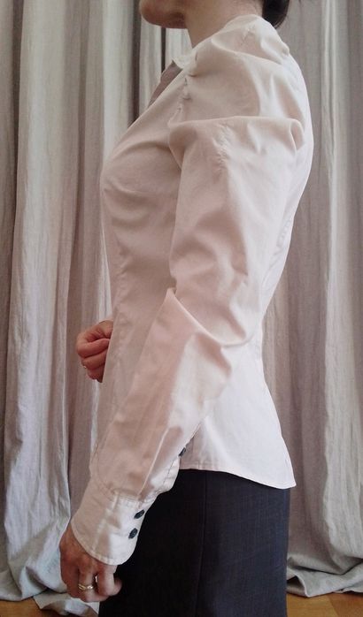 Koszula retro z bufiastymi rękawami w stylu retro aeterie