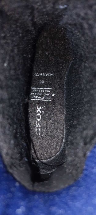 (última promoção) Botas GEOX cinzento azul, 28 muito pouco uso