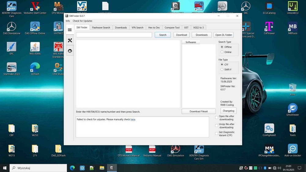 DYSK 1TB SSD Xentry 2025.09 Vediamo Monaco DAS Mega Dopakowany MB Star