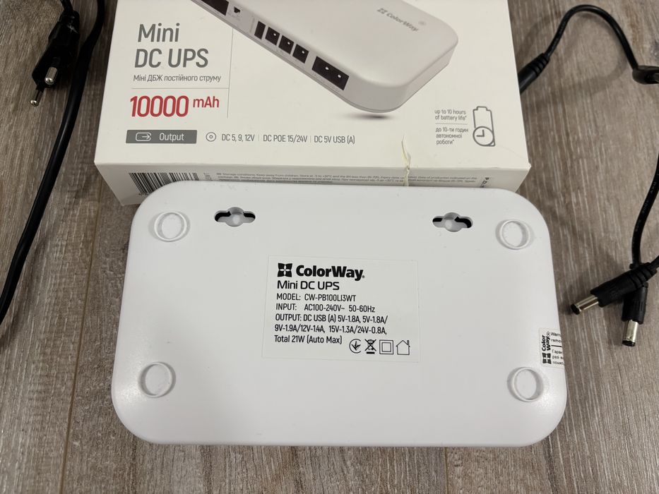ДБЖ для роутера Colorway 10000 мАг