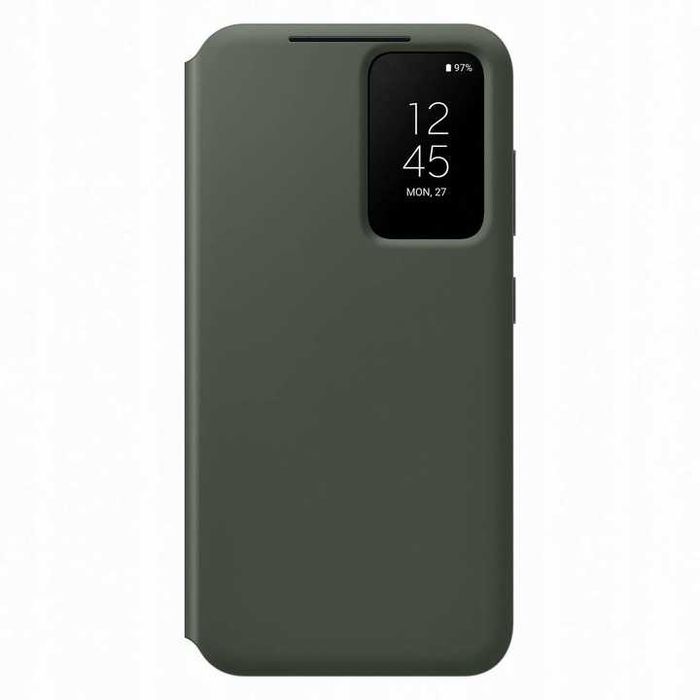 etui Samsung Smart View Wallet Case  khaki / zielone do Galaxy S23
