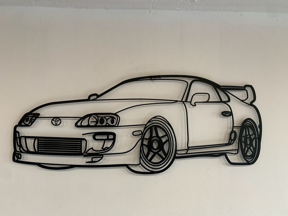 Silhuetas Carros Personalizadas 1metro, Decoração Parede